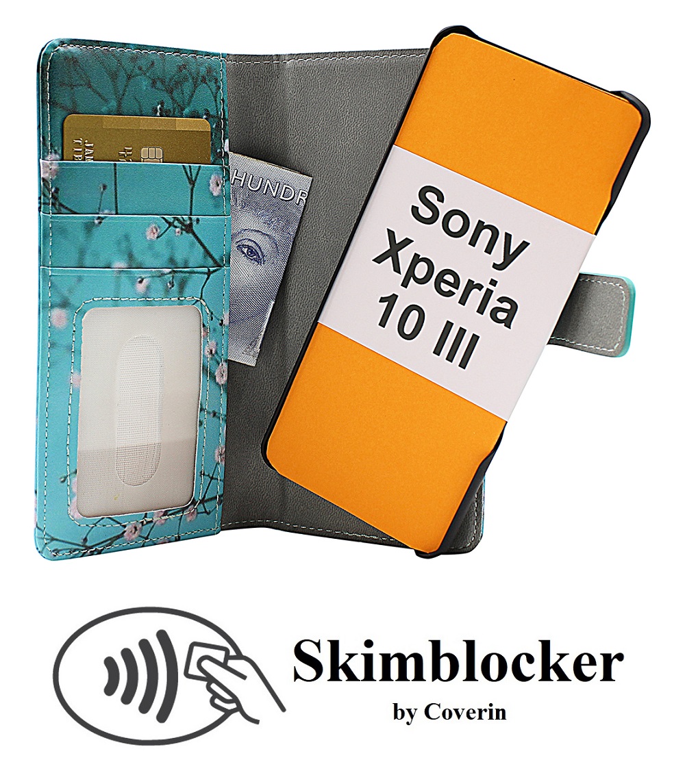 CoverInSkimblocker Magnet Designwallet Sony Xperia 10 III (XQ-BT52)
