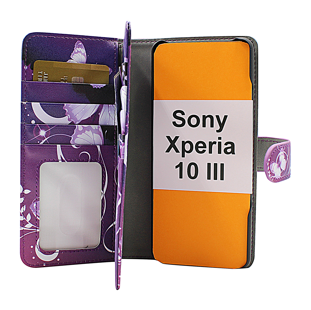 CoverInSkimblocker XL Magnet Designwallet Sony Xperia 10 III (XQ-BT52)