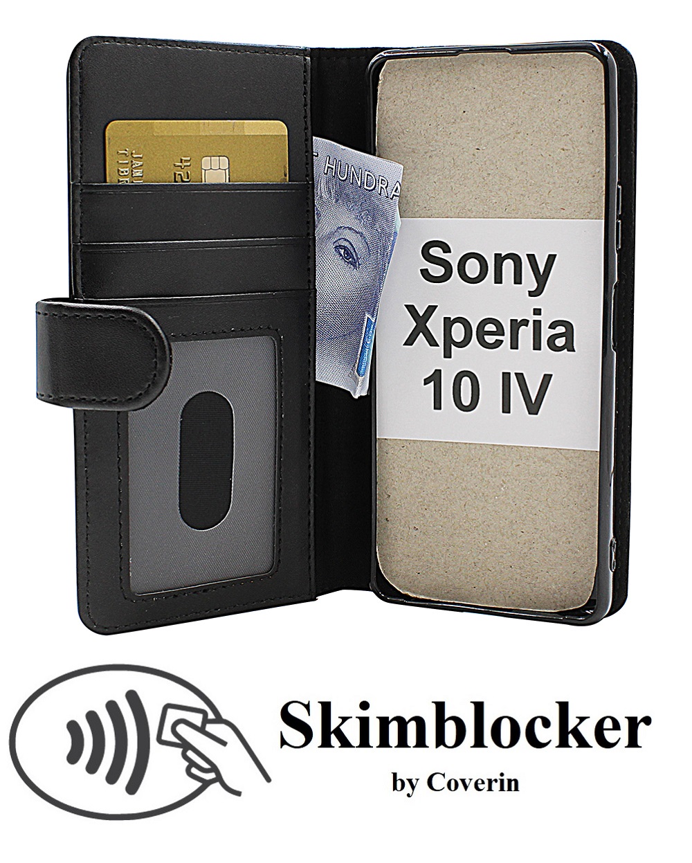 CoverInSkimblocker Plnboksfodral Sony Xperia 10 IV 5G (XQ-CC54)