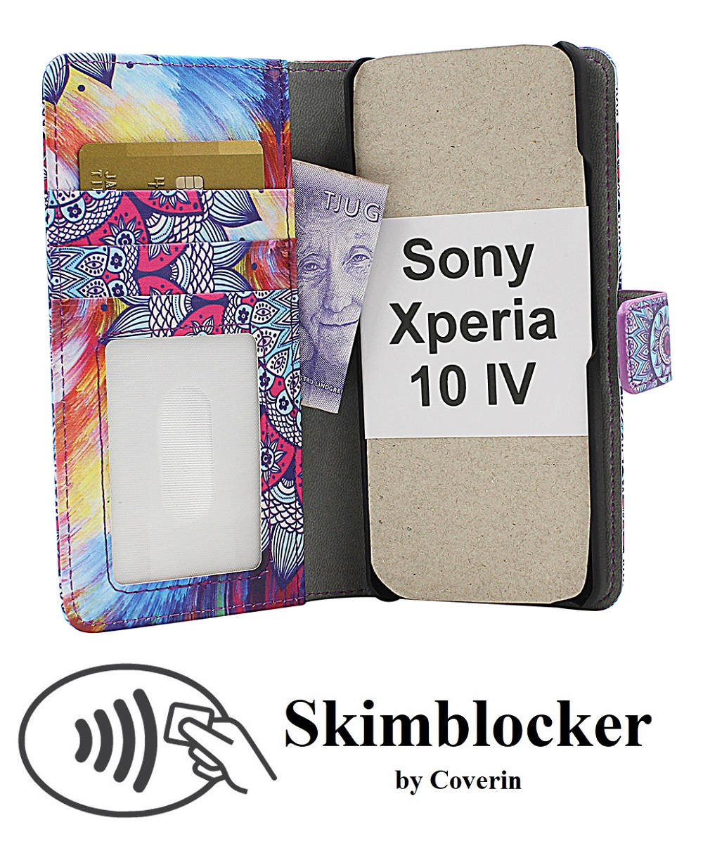 CoverInSkimblocker Magnet Designwallet Sony Xperia 10 IV 5G (XQ-CC54)