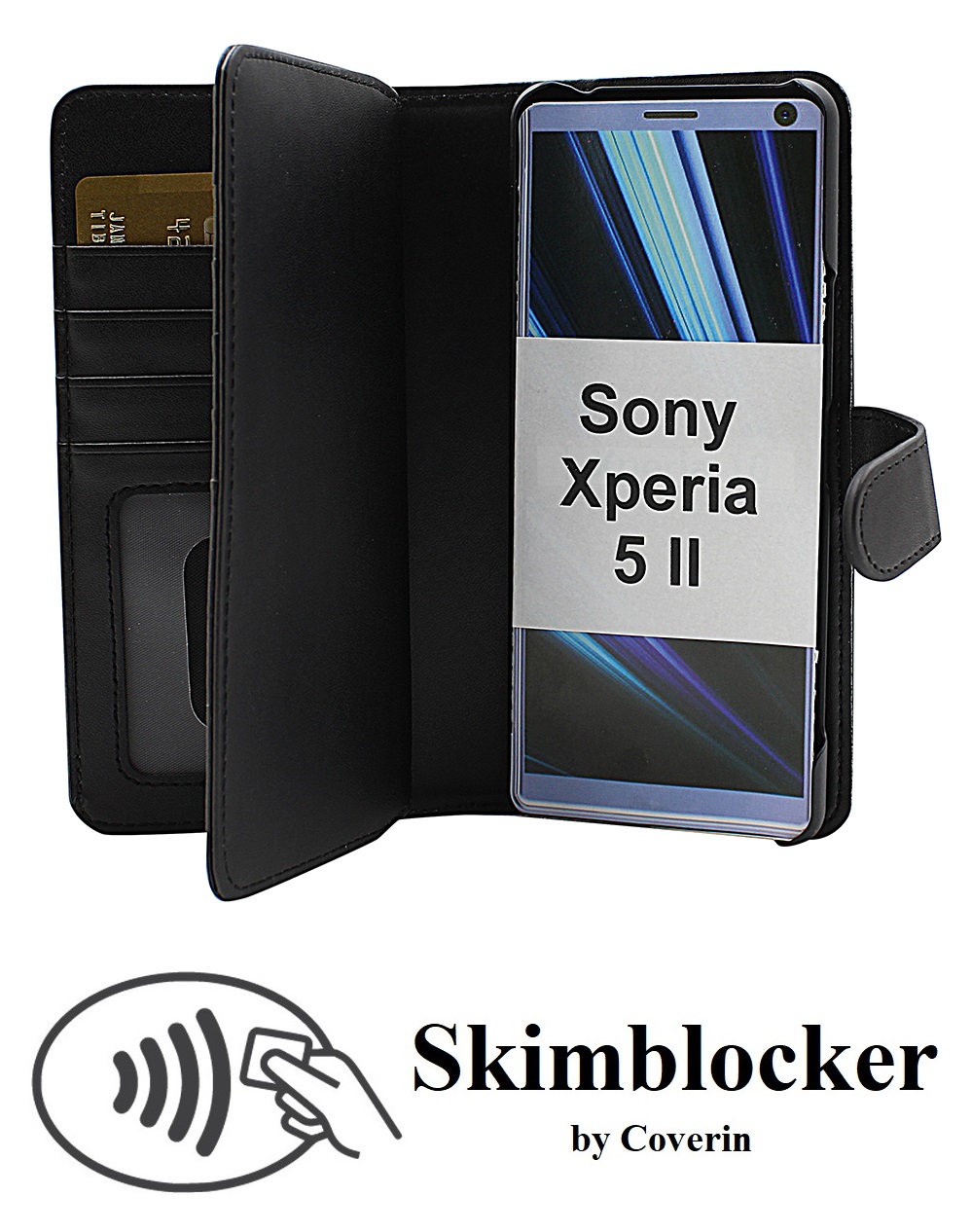 CoverInSkimblocker XL Magnet Fodral Sony Xperia 5 II (XQ-AS52)