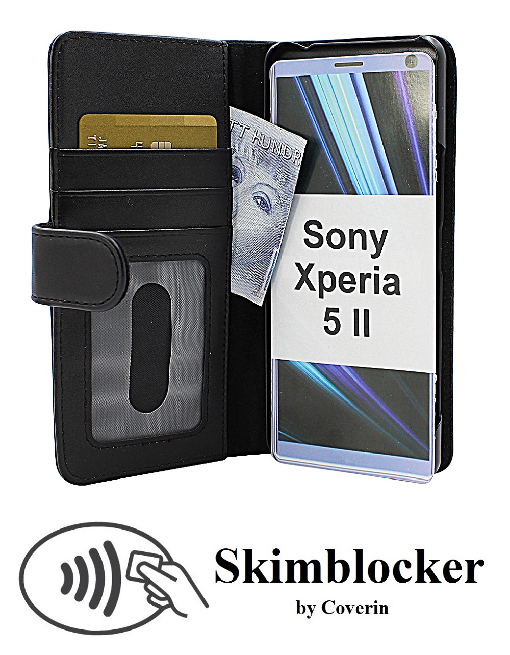 CoverInSkimblocker Plnboksfodral Sony Xperia 5 II (XQ-AS52)