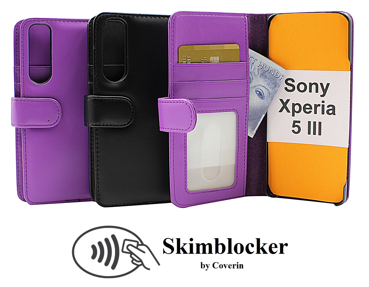 Product Image for Skimblocker Plånboksfodral Sony Xperia 5 III (XQ-BQ52)