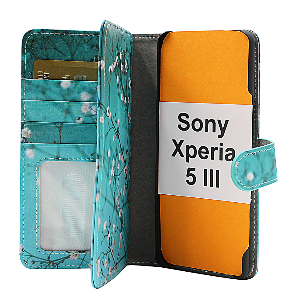 CoverInSkimblocker XL Magnet Designwallet Sony Xperia 5 III (XQ-BQ52)