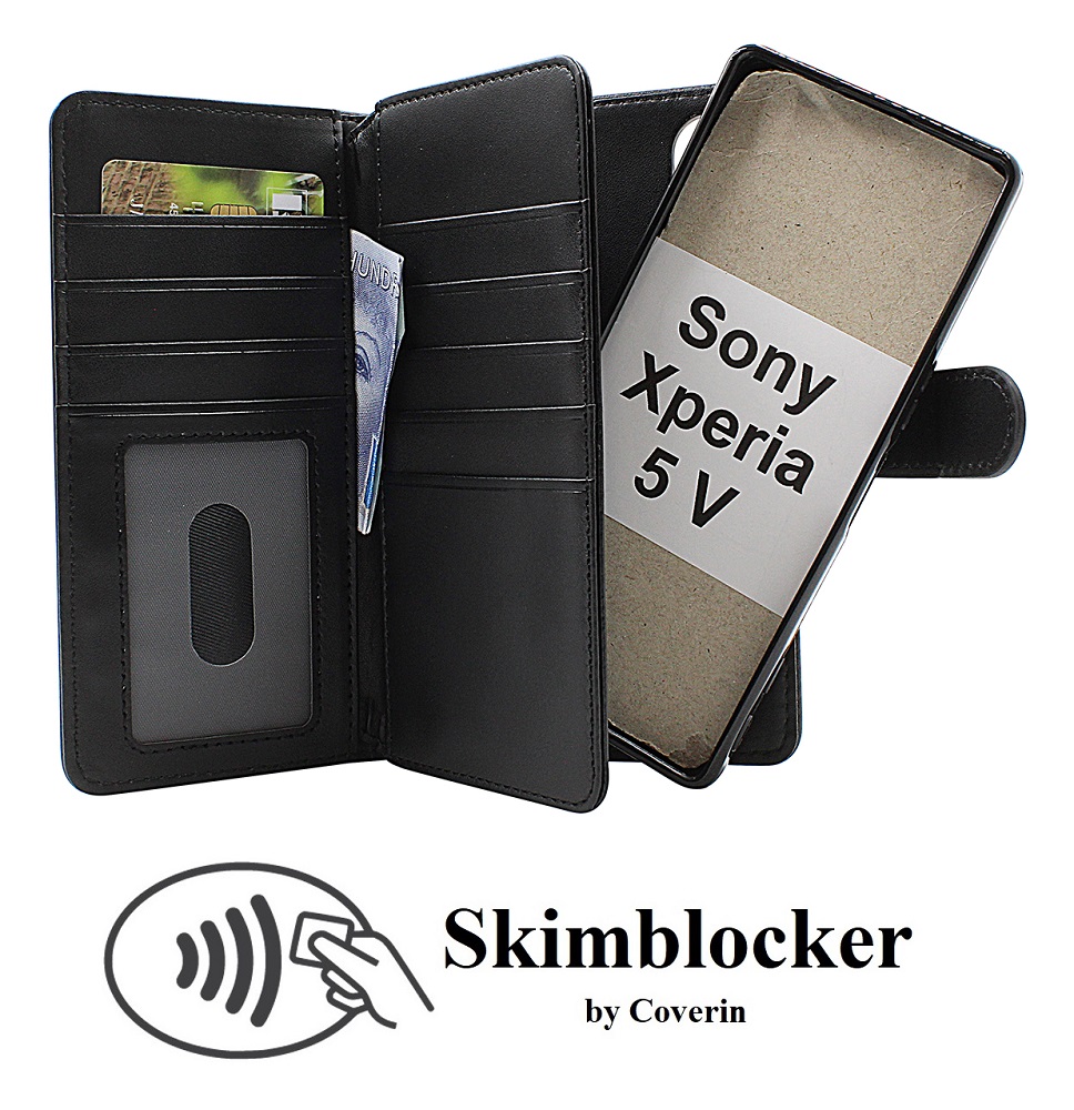 CoverInSkimblocker XL Magnet Fodral Sony Xperia 5 V