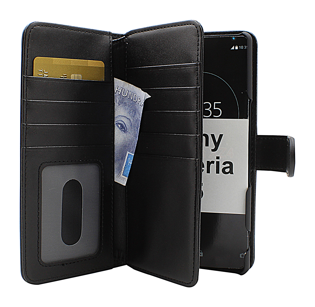 Skimblocker XL Wallet Sony Xperia 5 (J9210) - Billigamobilskydd.se