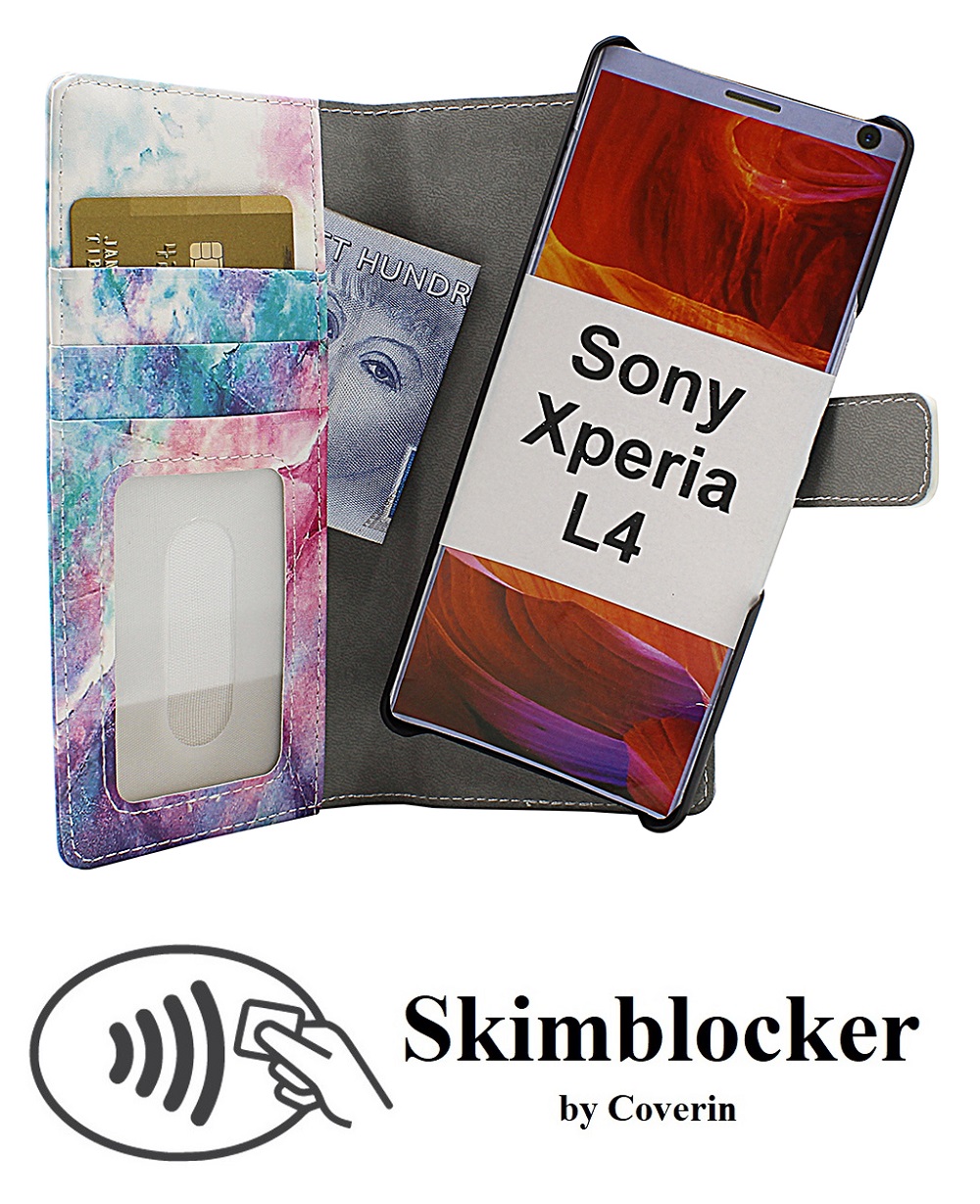 CoverInSkimblocker Magnet Designwallet Sony Xperia L4
