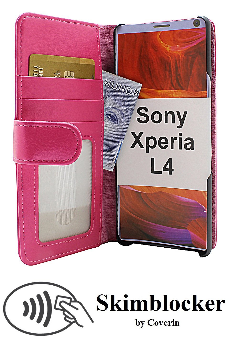 CoverInSkimblocker Plnboksfodral Sony Xperia L4