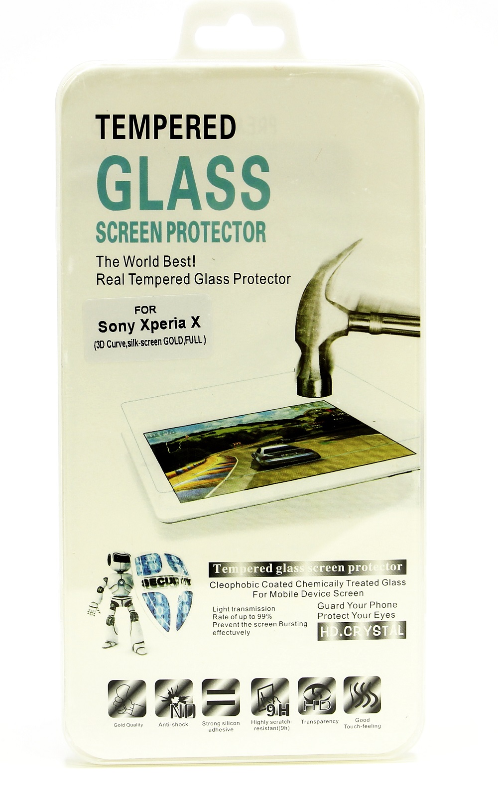 billigamobilskydd.seFull Frame Glas skydd Sony Xperia X (F5121)