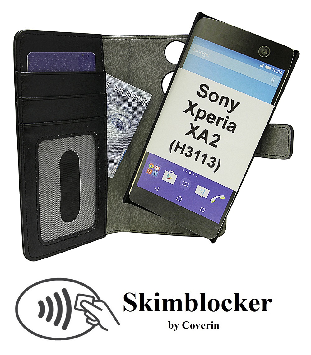 CoverInSkimblocker Magnet Fodral Sony Xperia XA2 (H3113 / H4113)