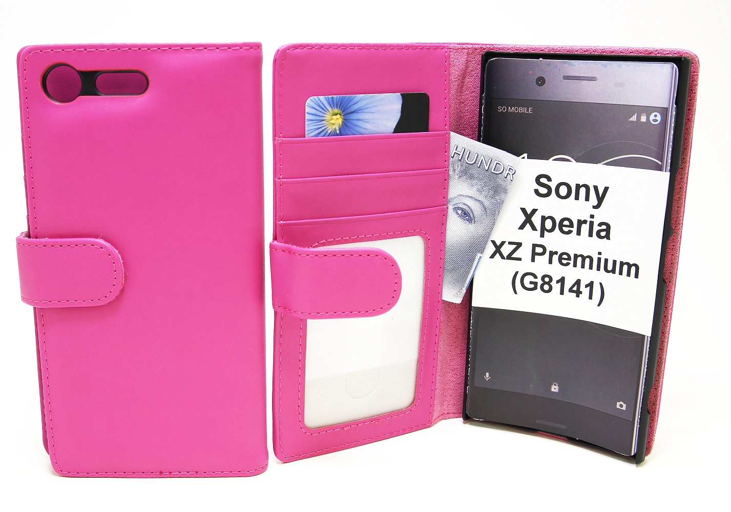 Plånboksfodral Sony Xperia XZ Premium (G8141)