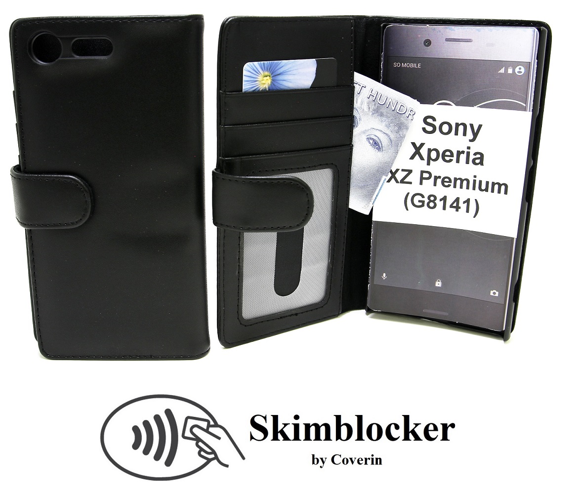 CoverInSkimblocker Plnboksfodral Sony Xperia XZ Premium (G8141)