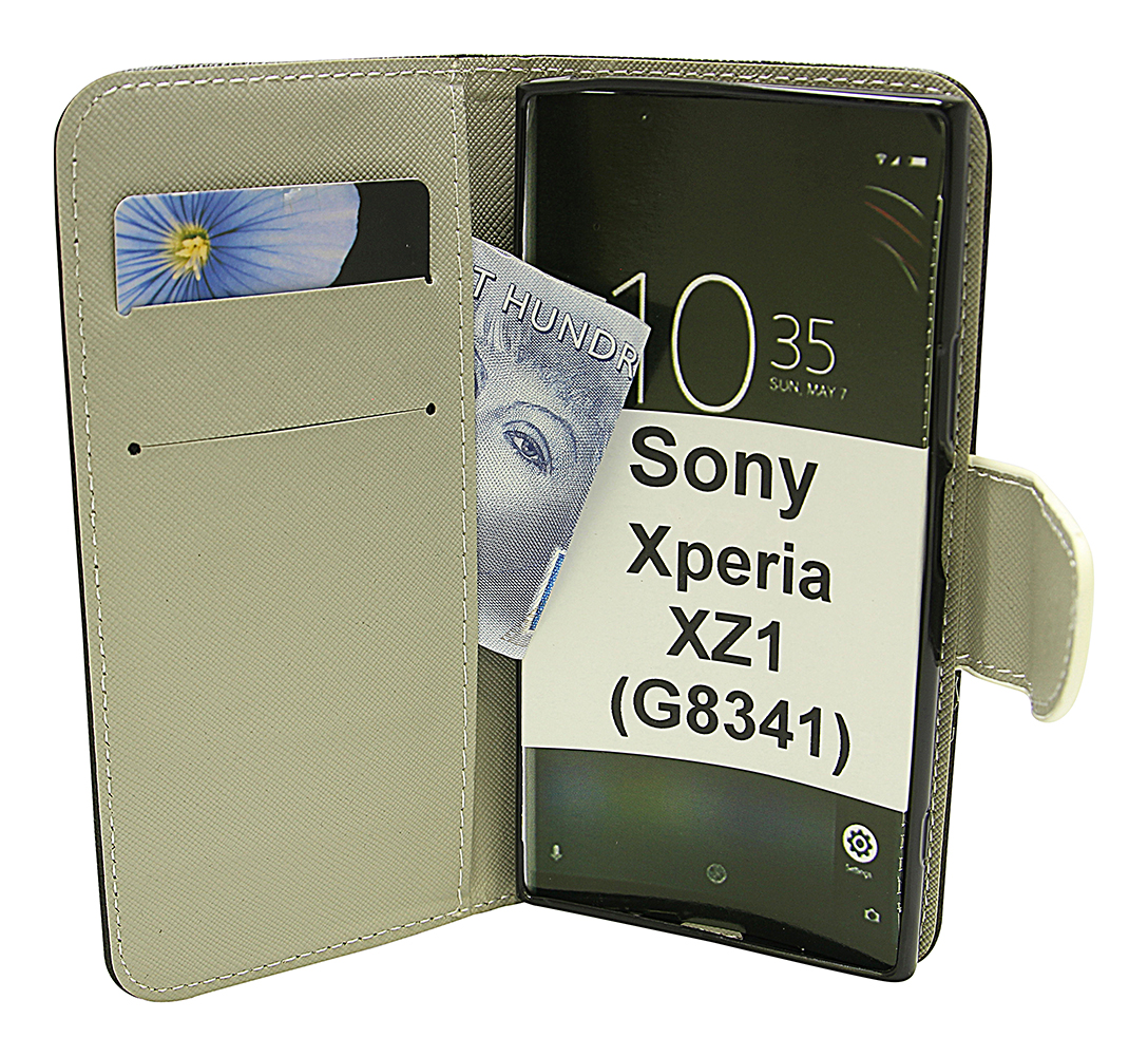 billigamobilskydd.seDesignwallet Sony Xperia XZ1 (G8341)