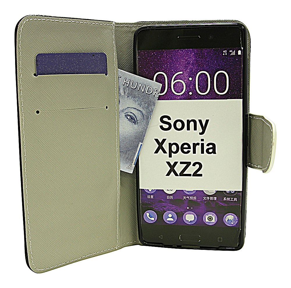 billigamobilskydd.seDesignwallet Sony Xperia XZ2 (H8266)