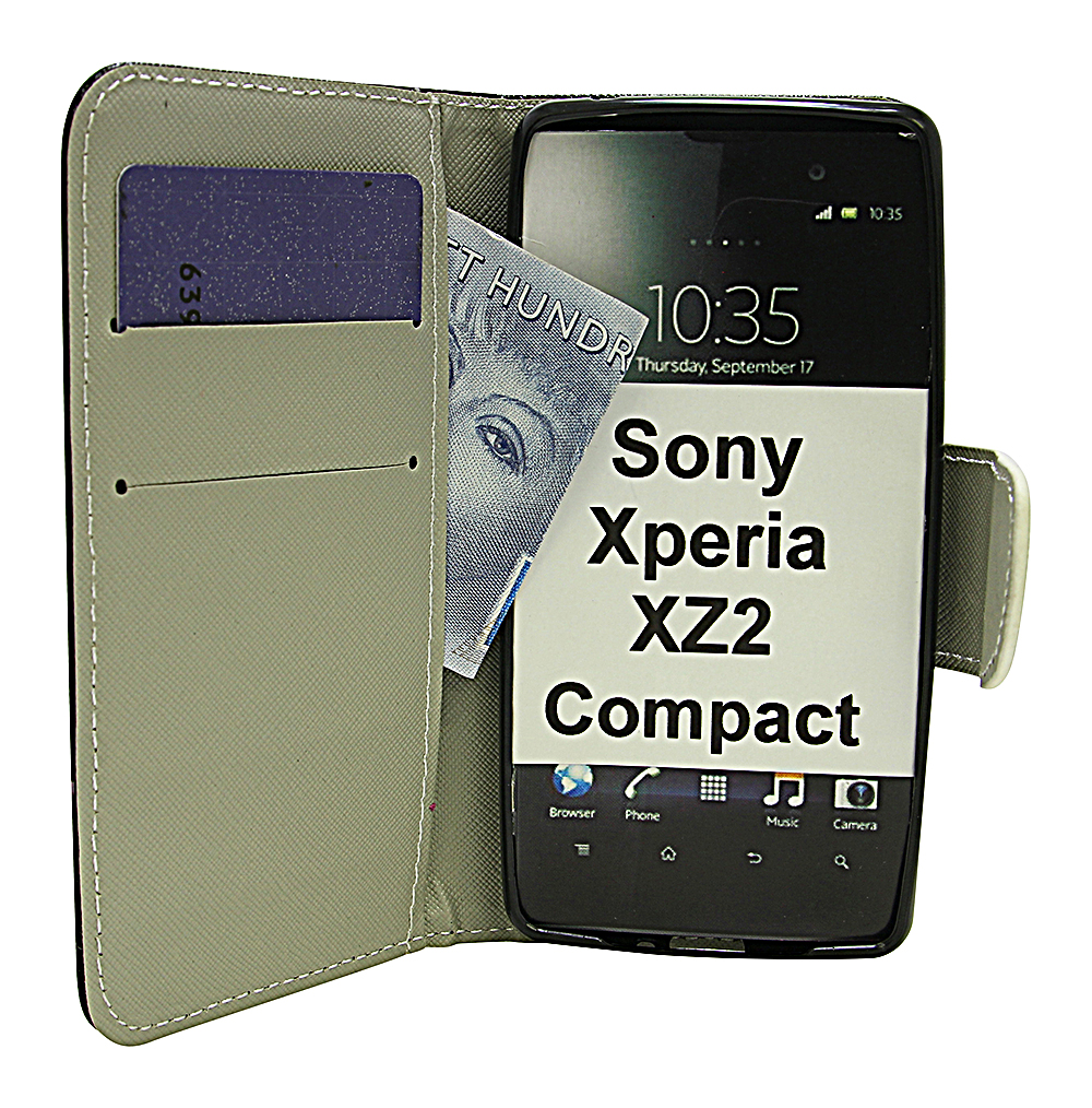 billigamobilskydd.seDesignwallet Sony Xperia XZ2 Compact (H8324)