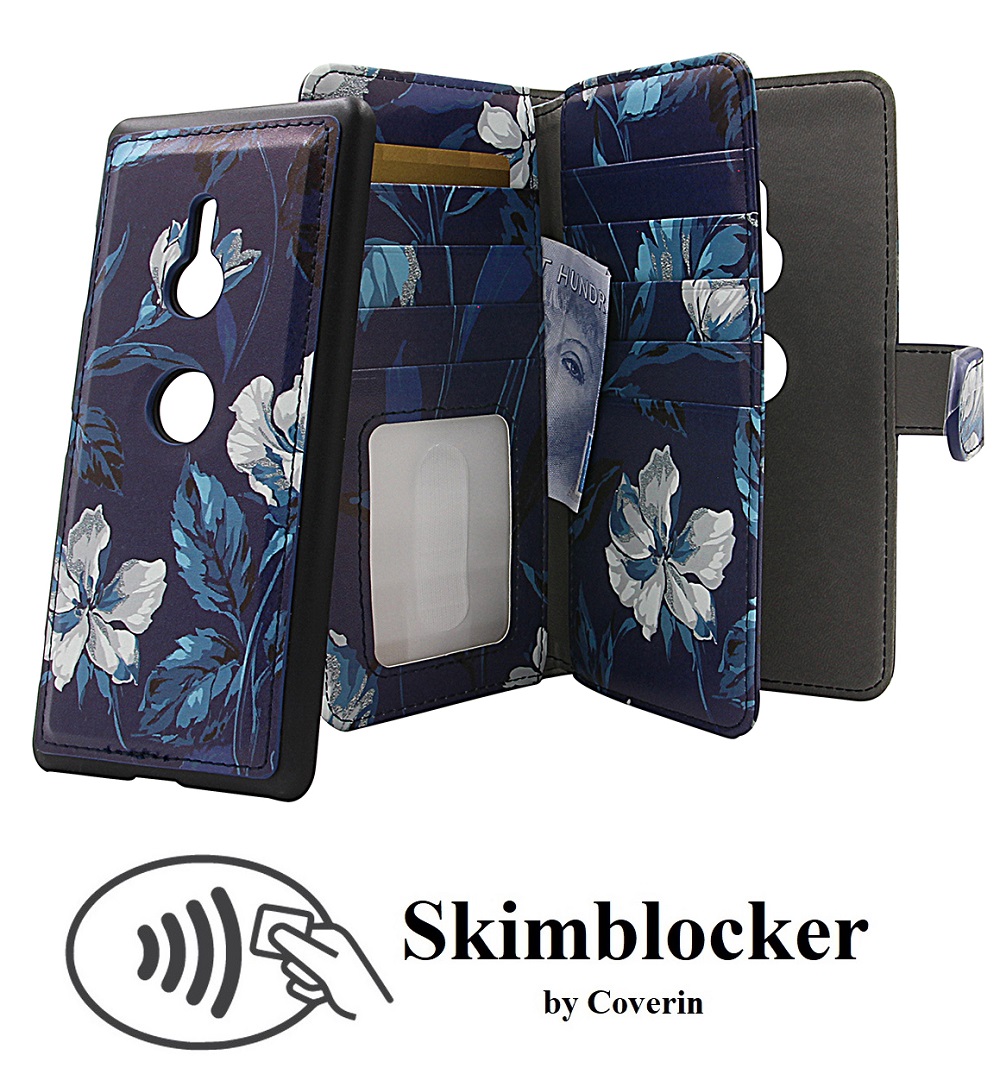 CoverInSkimblocker XL Magnet Designwallet Sony Xperia XZ3