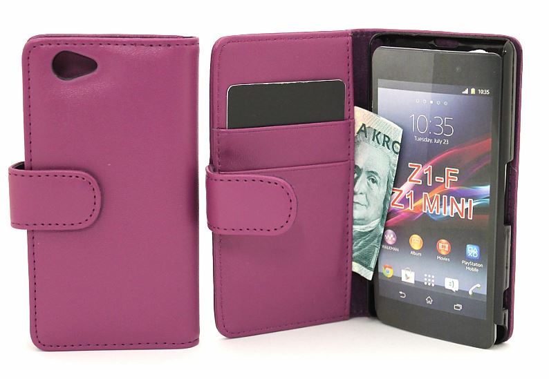 CoverInPlnboksfodral Sony Xperia Z1 Compact (D5503)