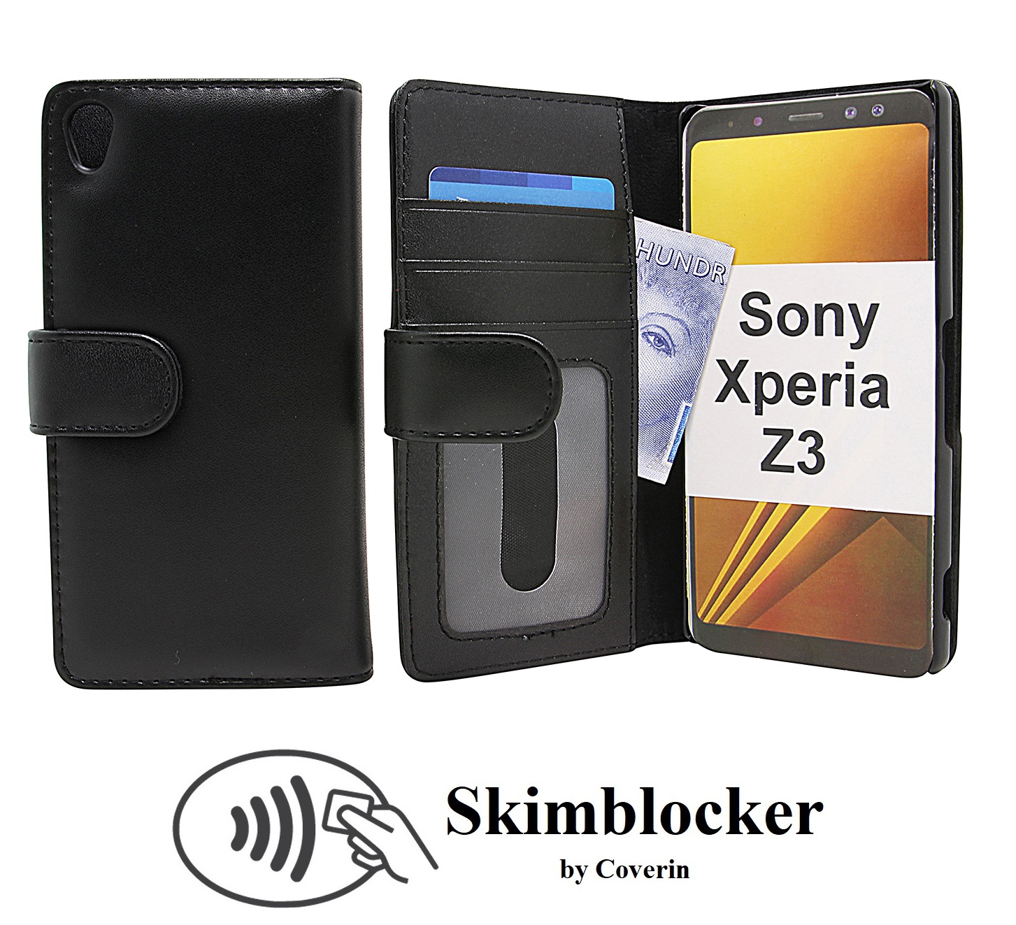 Skimblocker Plånboksfodral Sony Xperia Z3 (D6603)