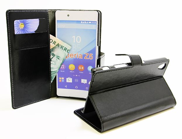 billigamobilskydd.seCrazy Horse Wallet Sony Xperia Z5 (E6653)