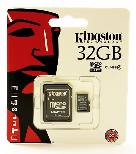 billigamobilskydd.seKingston Micro SD Minneskort 32 GB