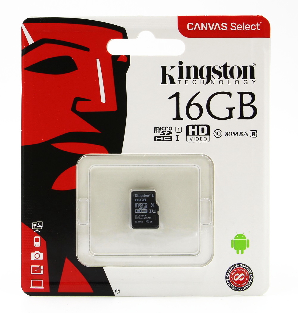 billigamobilskydd.seKingston Micro SD Minneskort 16 GB