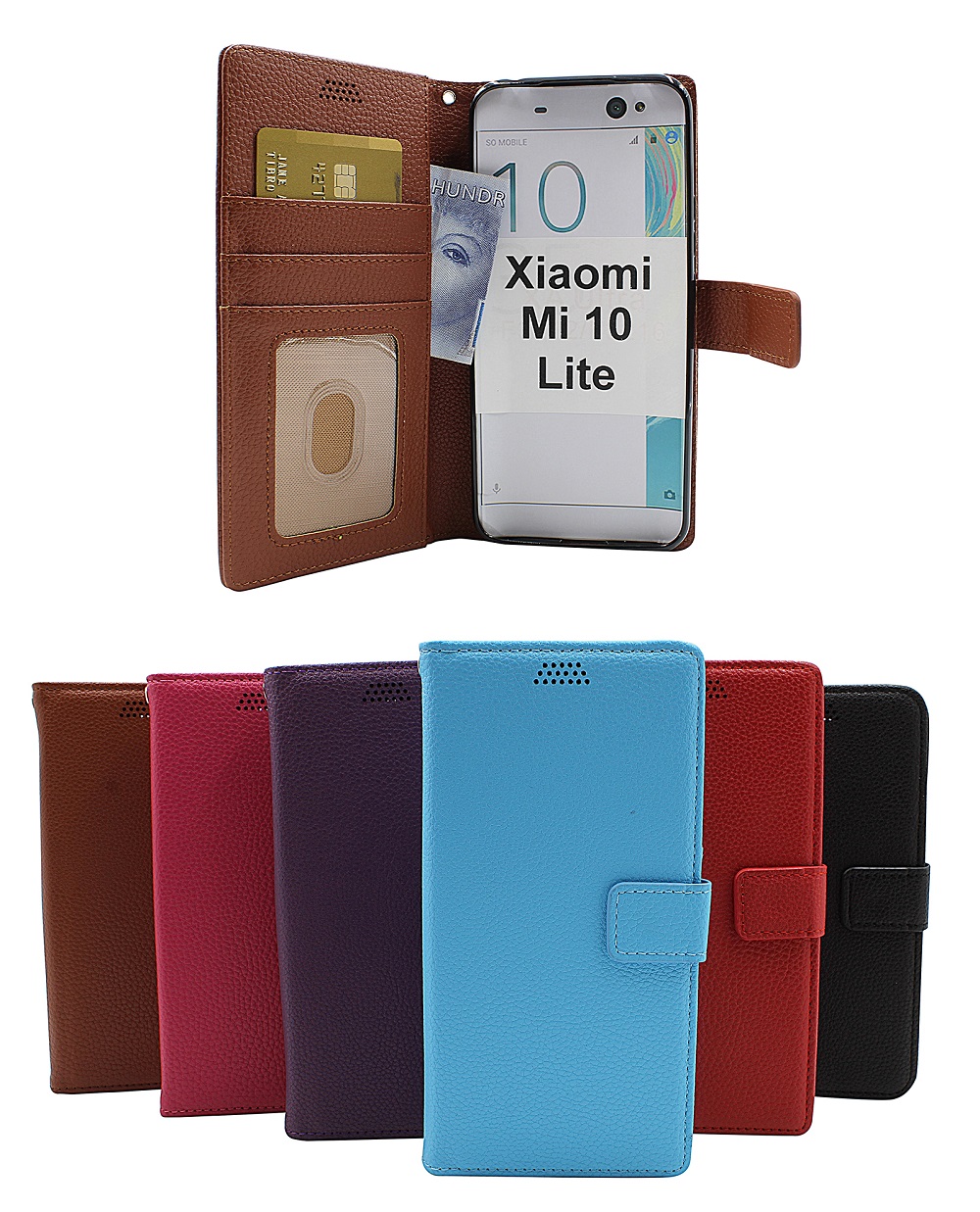 billigamobilskydd.seNew Standcase Wallet Xiaomi Mi 10 Lite
