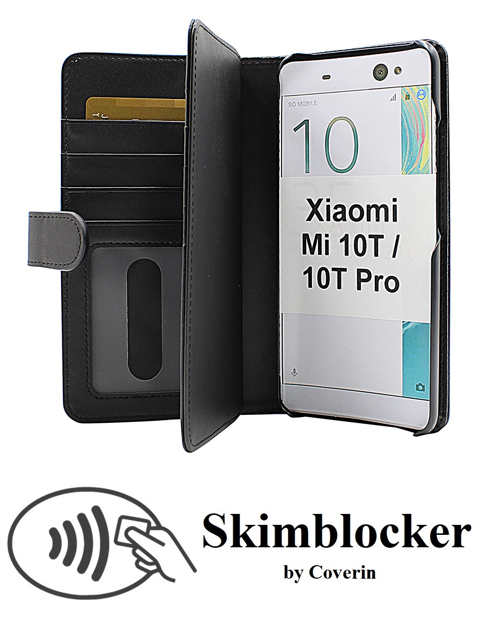 CoverInSkimblocker XL Wallet Xiaomi Mi 10T / Xiaomi Mi 10T Pro