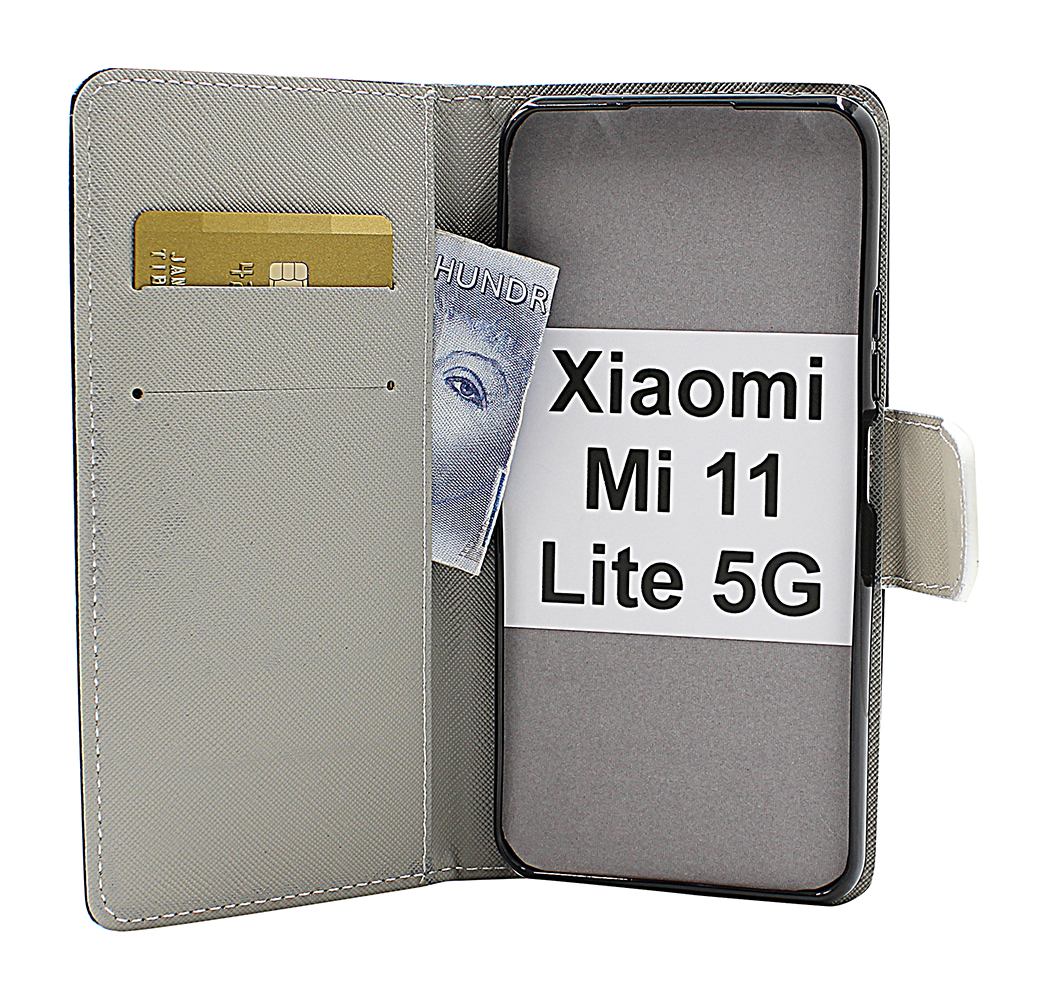 billigamobilskydd.seDesignwallet Xiaomi Mi 11 Lite / Mi 11 Lite 5G