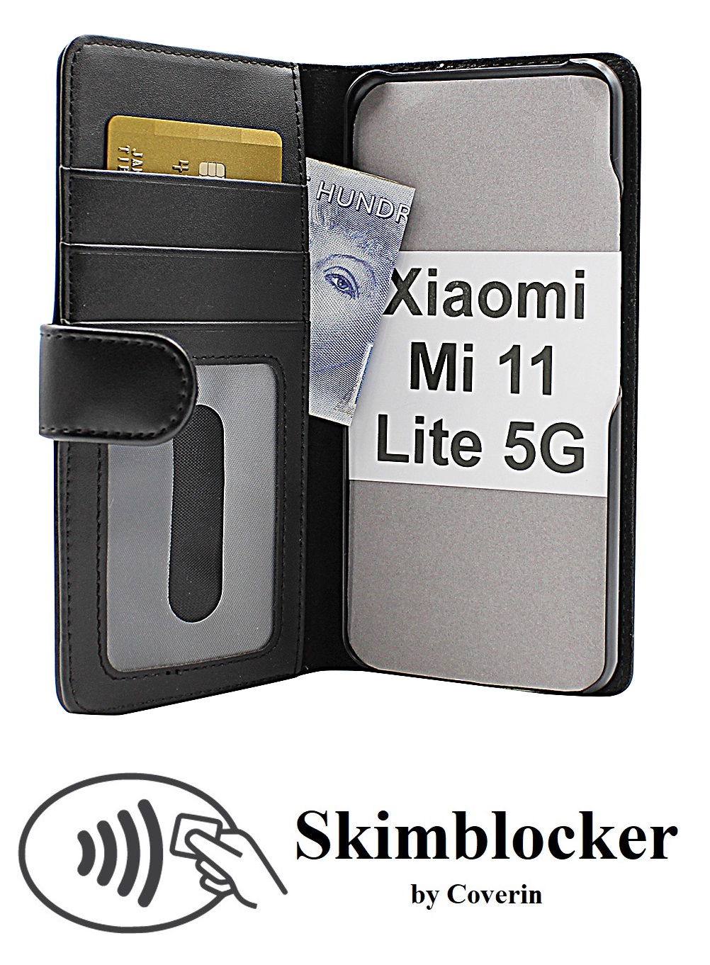 CoverInSkimblocker Plnboksfodral Xiaomi Mi 11 Lite / Mi 11 Lite 5G