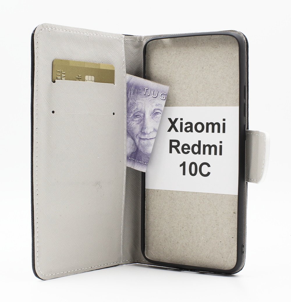 billigamobilskydd.seDesignwallet Xiaomi Redmi 10C