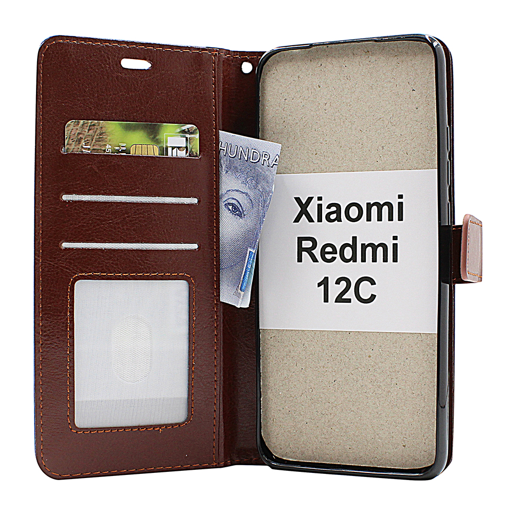 billigamobilskydd.seCrazy Horse Wallet Xiaomi Redmi 12C