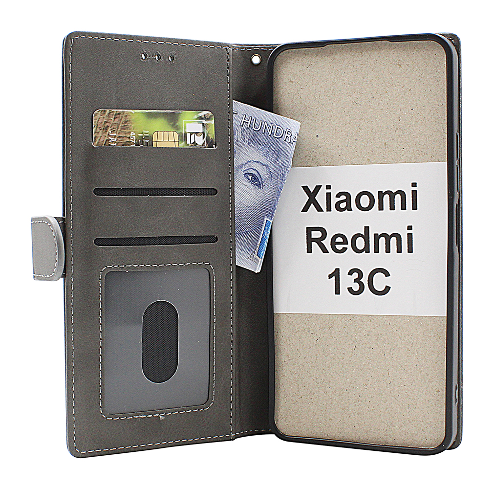 Zipper Standcase Wallet Xiaomi Redmi 13C
