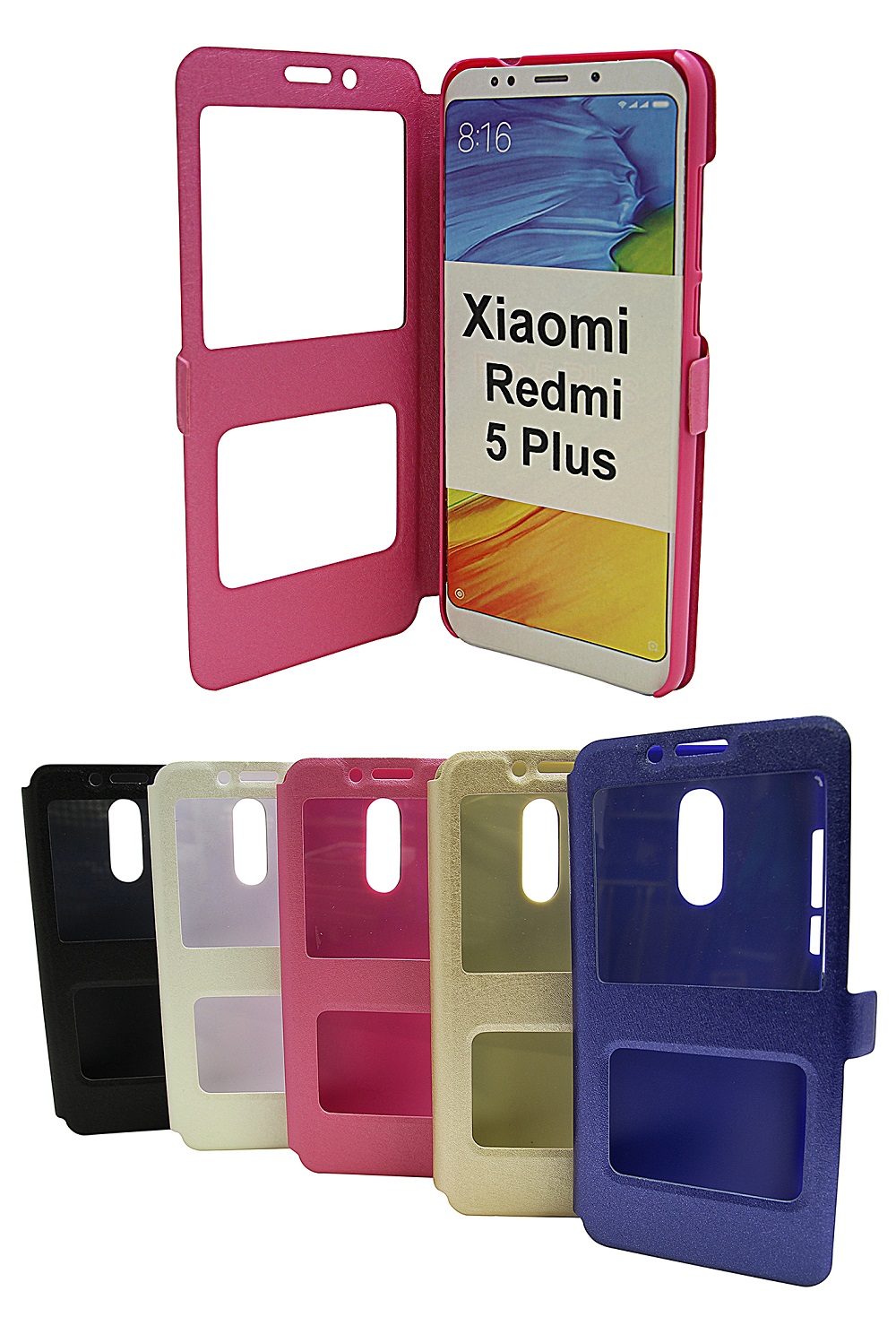 billigamobilskydd.seFlipcase Xiaomi Redmi 5 Plus