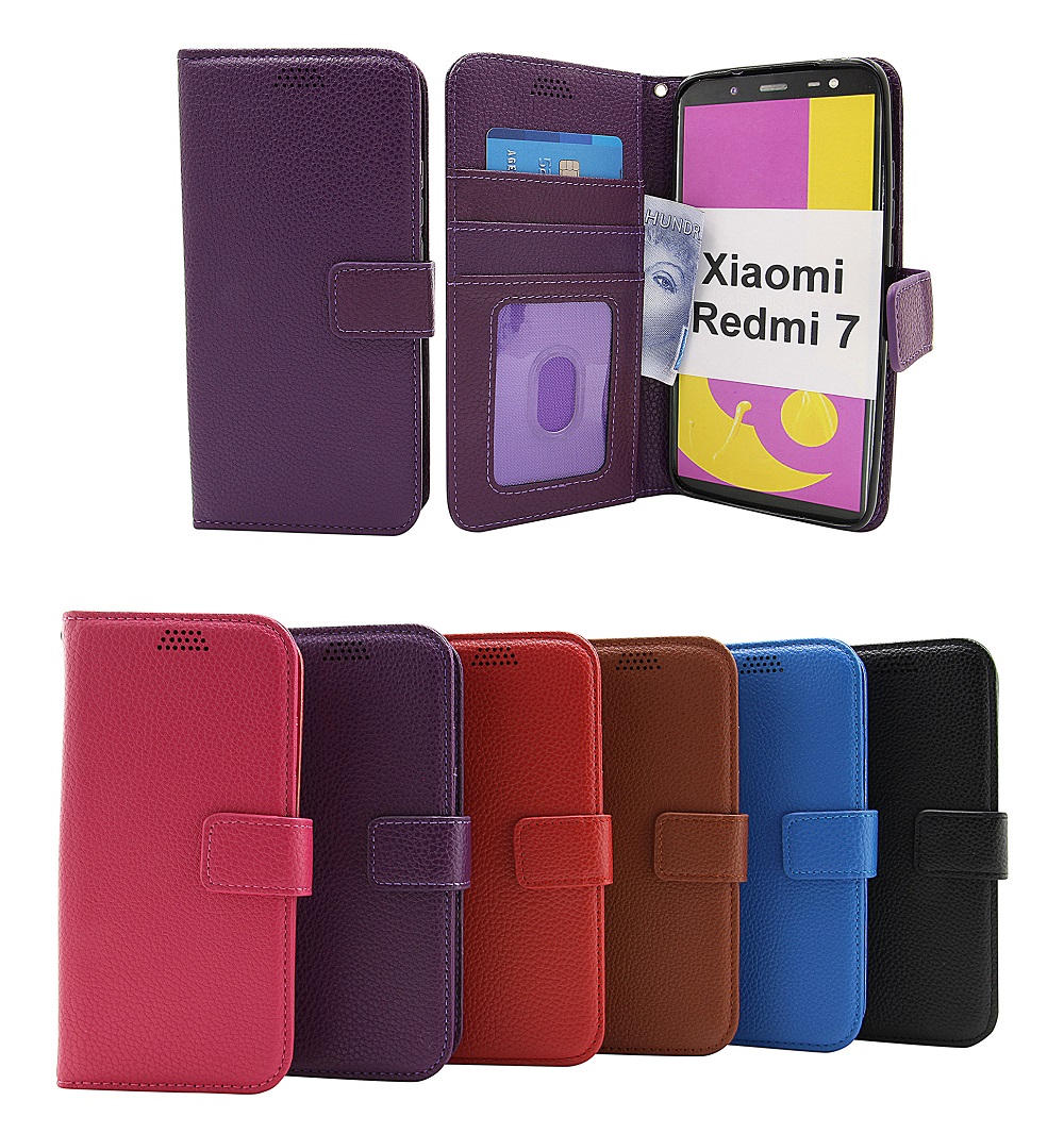 billigamobilskydd.seNew Standcase Wallet Xiaomi Redmi 7