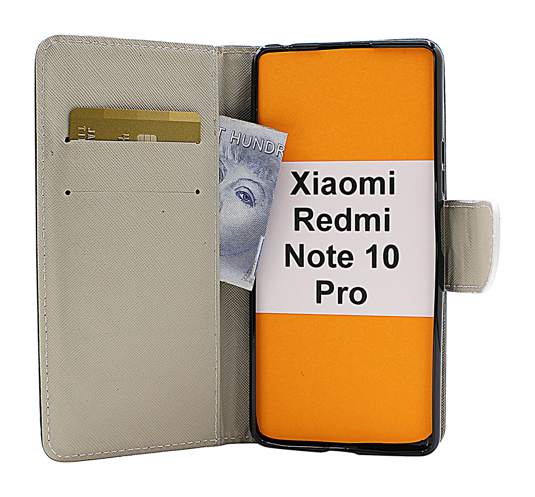 billigamobilskydd.seDesignwallet Xiaomi Redmi Note 10 Pro