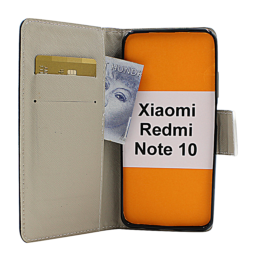billigamobilskydd.seDesignwallet Xiaomi Redmi Note 10 / Note 10s