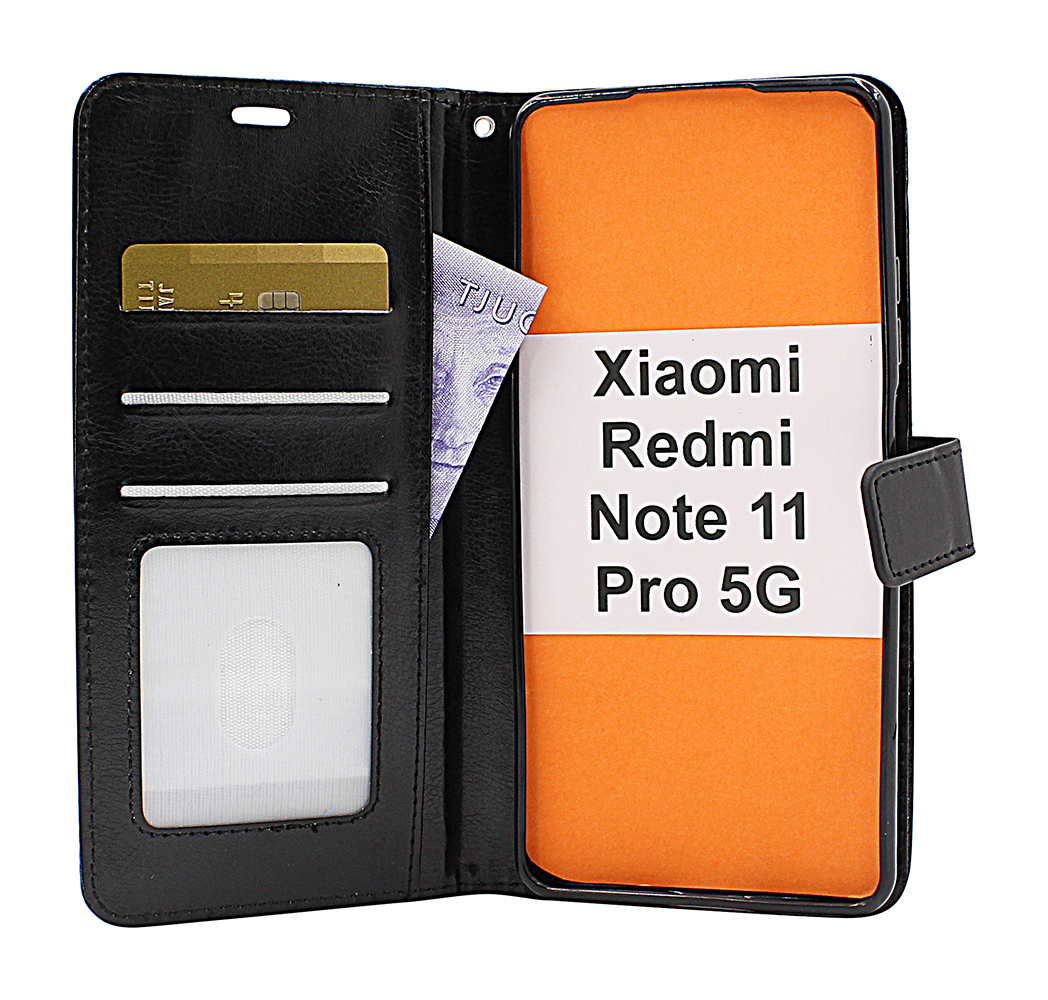 billigamobilskydd.seCrazy Horse Wallet Xiaomi Redmi Note 11 Pro 5G
