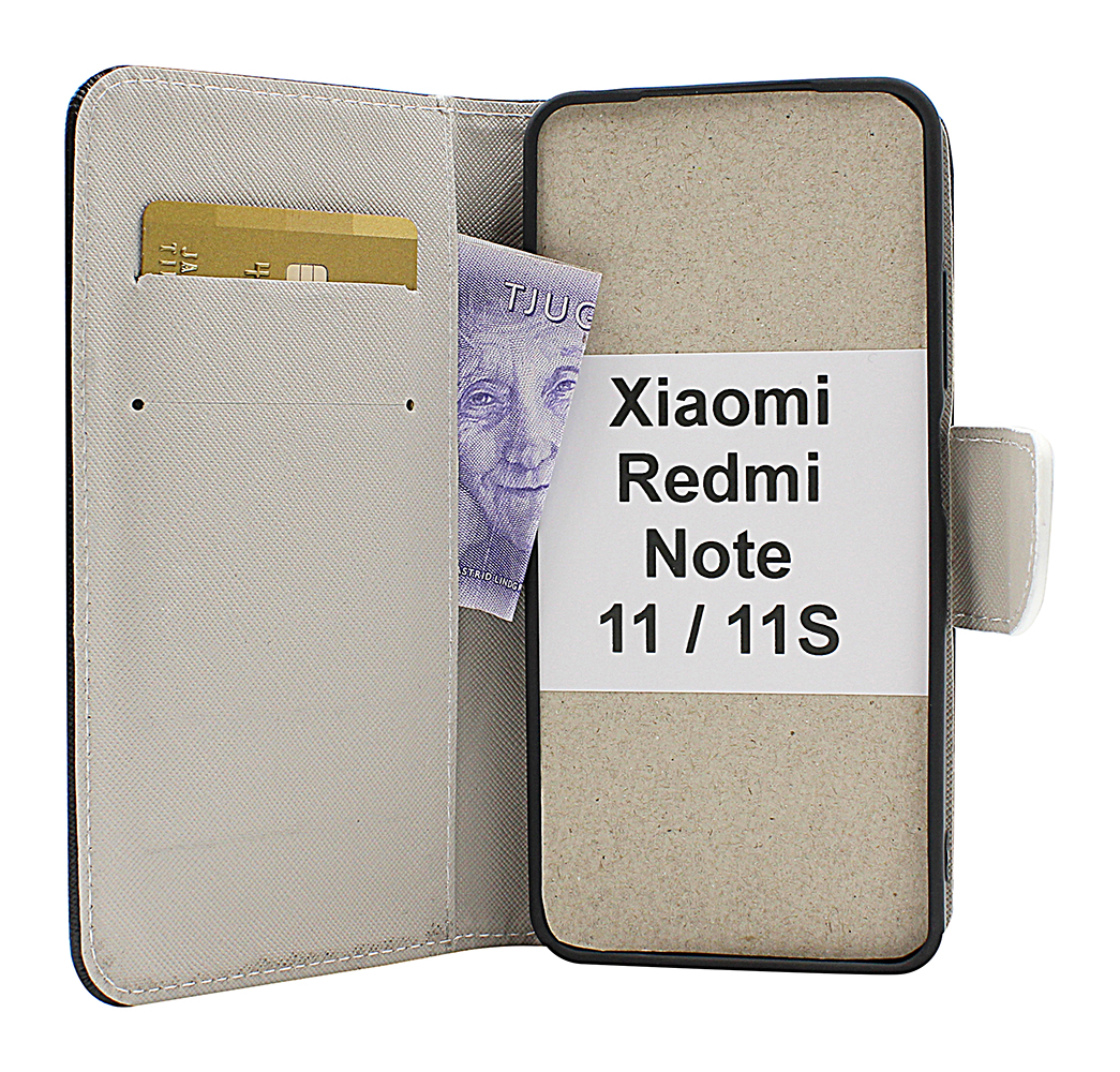 billigamobilskydd.seDesignwallet Xiaomi Redmi Note 11 / 11S