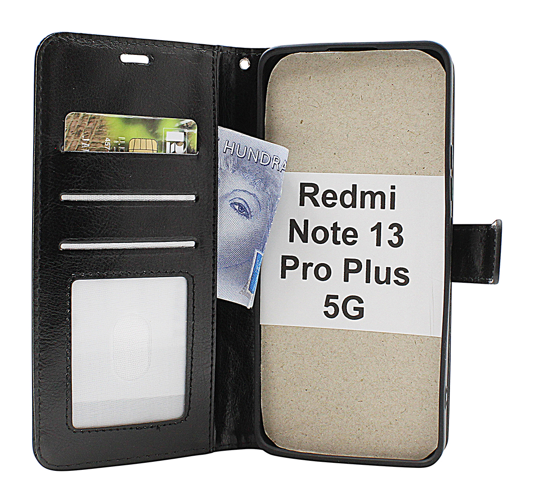 billigamobilskydd.seCrazy Horse Wallet Xiaomi Redmi Note 13 Pro+ 5G