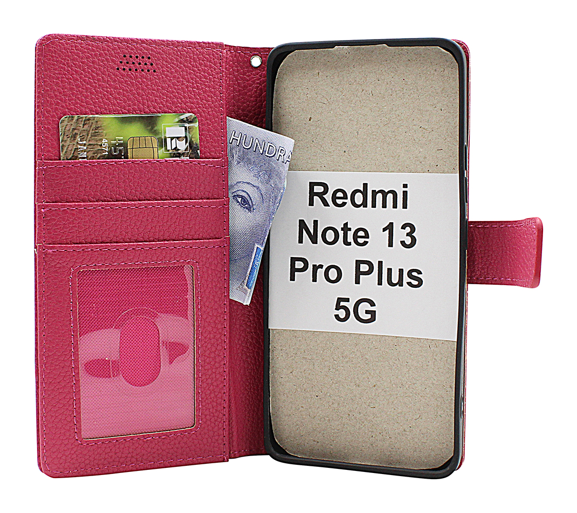 New Standcase Wallet Xiaomi Redmi Note 13 Pro+ 5G