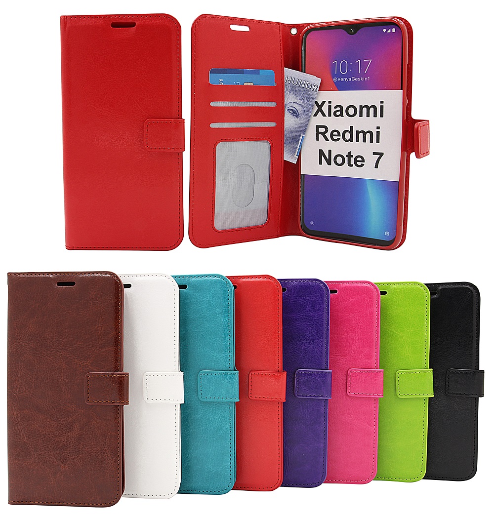 billigamobilskydd.seCrazy Horse Wallet Xiaomi Redmi Note 7