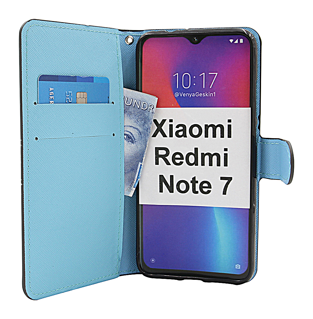 billigamobilskydd.seDesignwallet Xiaomi Redmi Note 7