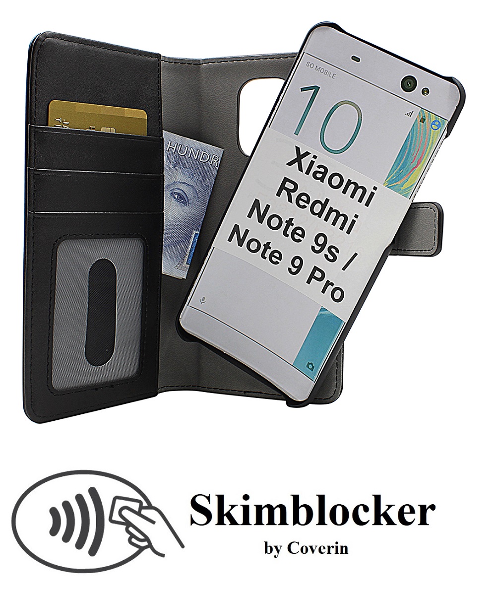 CoverInSkimblocker Magnet Fodral Xiaomi Redmi Note 9s / Note 9 Pro