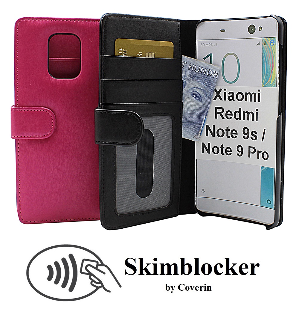 CoverInSkimblocker Plnboksfodral Xiaomi Redmi Note 9s / Note 9 Pro
