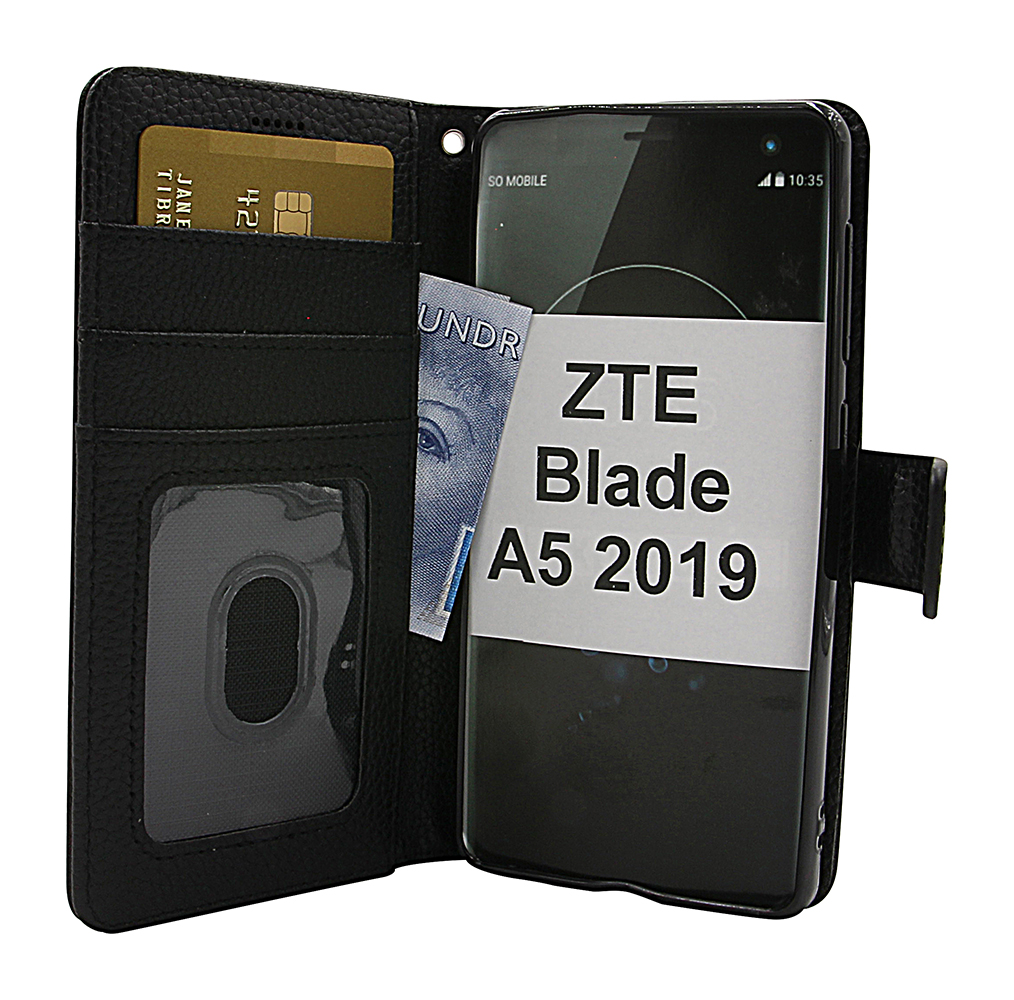 billigamobilskydd.seNew Standcase Wallet ZTE Blade A5 2019