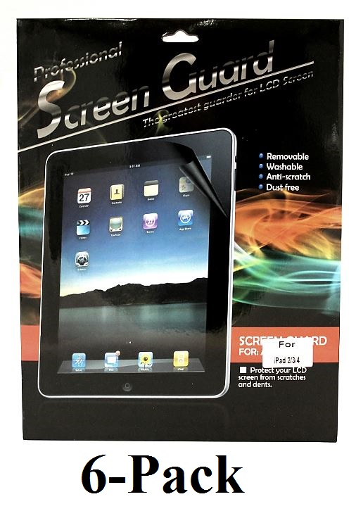 billigamobilskydd.se6-Pack Skrmskydd iPad 2,3,4