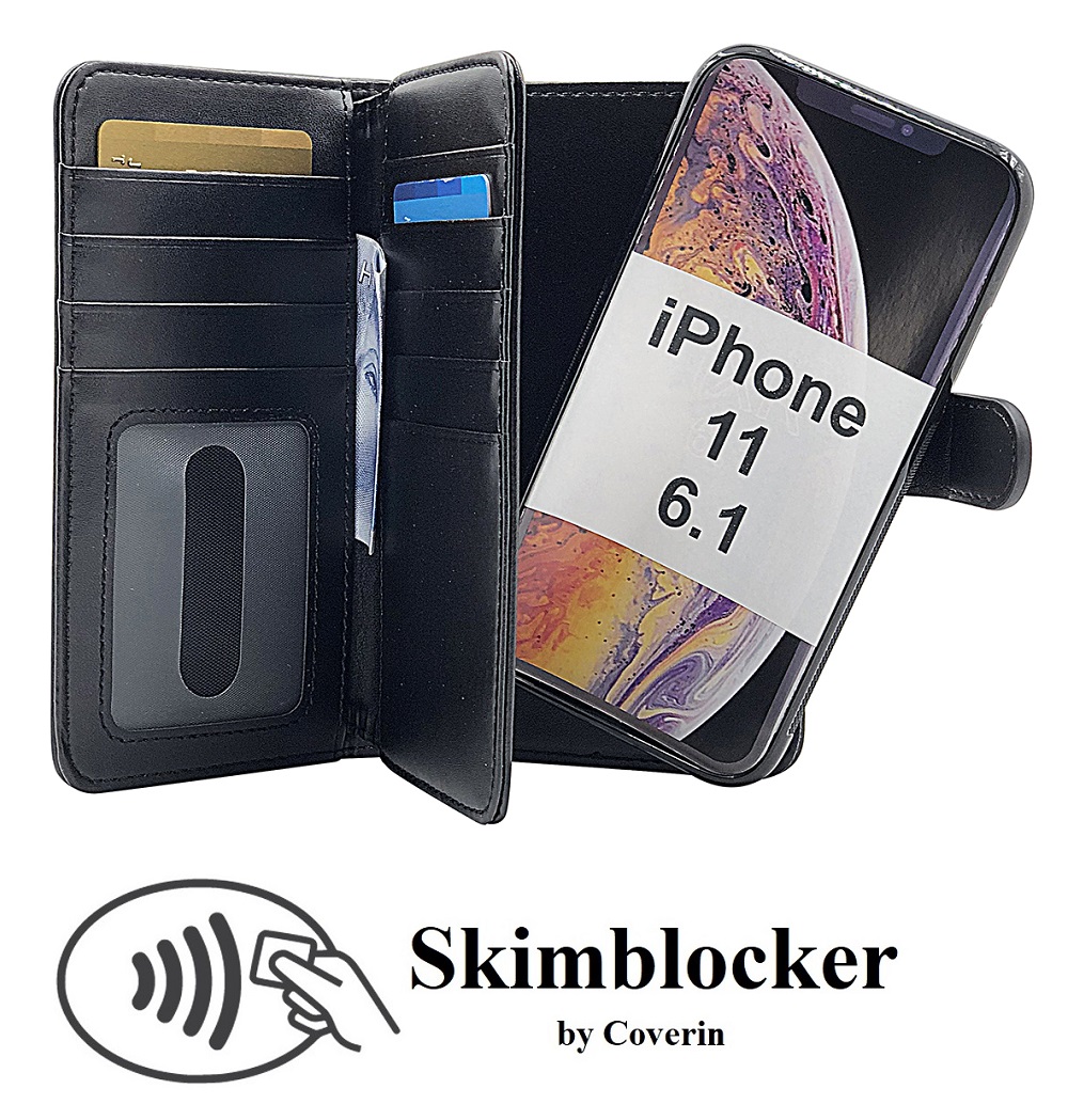 CoverInSkimblocker XL Magnet Fodral iPhone 11 (6.1)