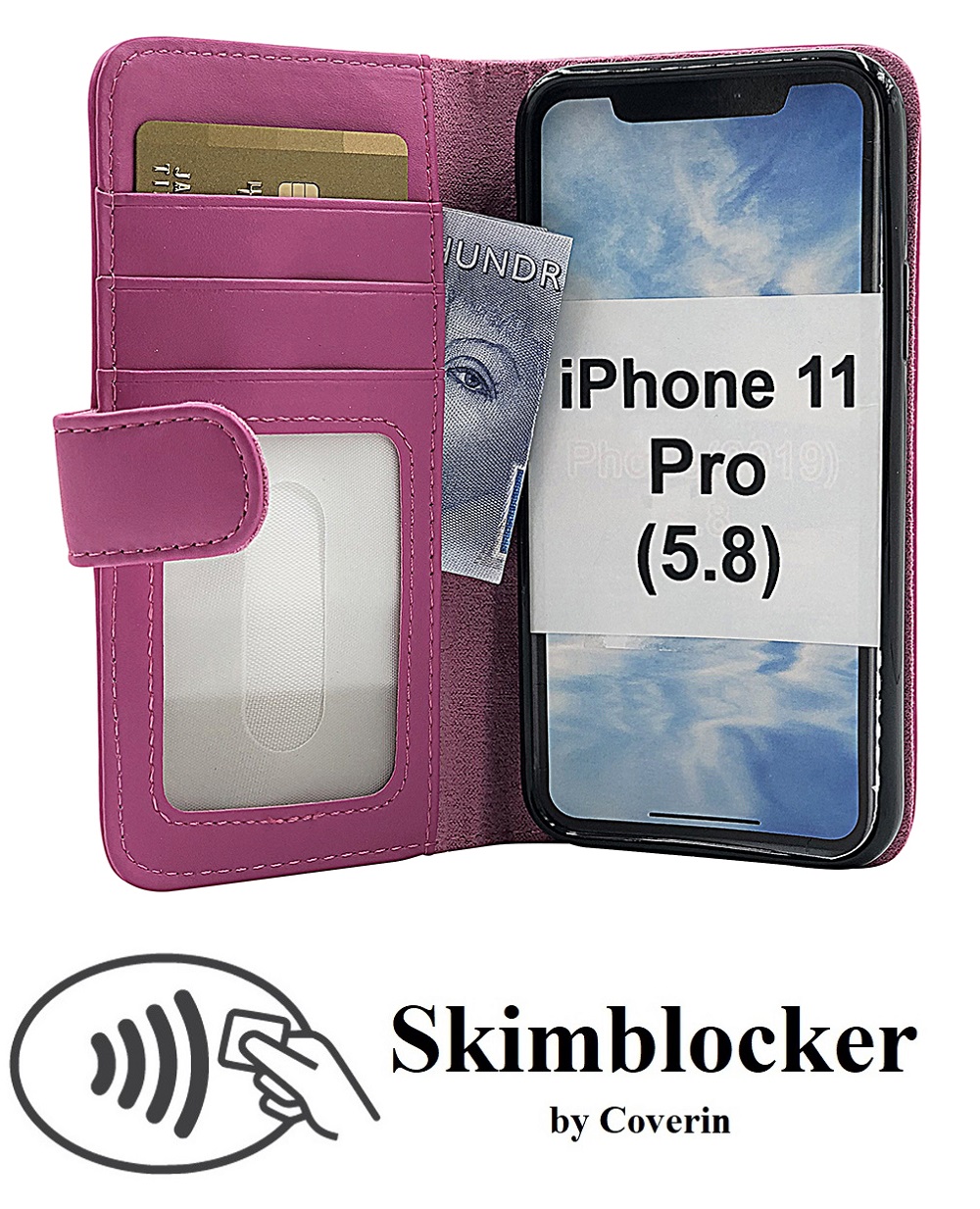 CoverInSkimblocker Plnboksfodral iPhone 11 Pro (5.8)