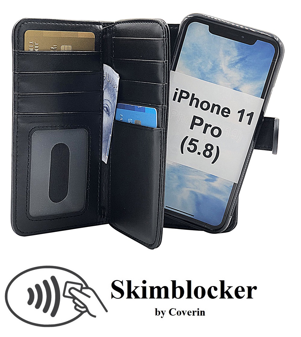 CoverInSkimblocker XL Magnet Fodral iPhone 11 Pro (5.8)