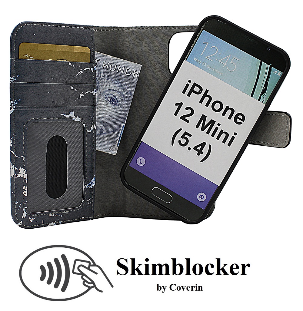 CoverInSkimblocker Magnet Designwallet iPhone 12 Mini (5.4)